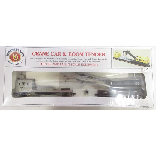 42 - Assorted collection of mostly boxed American N gauge rolling stock from Bachmann (1860 Old Timers), ... 