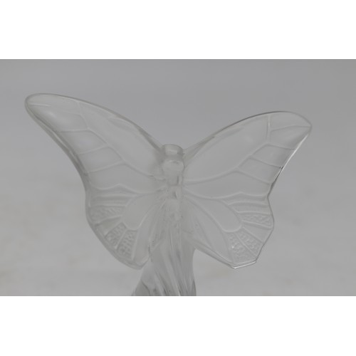 731 - Lalique Papillon Rose glass paperweight, H8.5cm
Bradley's Shipping £28.00 plus vat (UK Only)