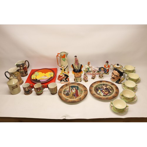 801 - Collection of ceramics, incl. Beswick 'Hamlet-be Thou a Spirit of Health' jug; Beswick 'Falstaff Mys... 