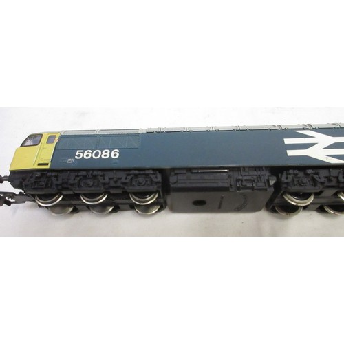 Six OO gauge Class 56 diesel locomotives in various liveries, by ...