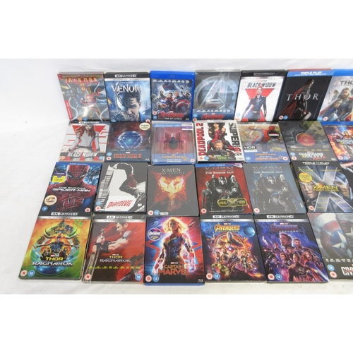 Collection of Marvel and DC movies and tv shows in DVD and Blu-Ray ...