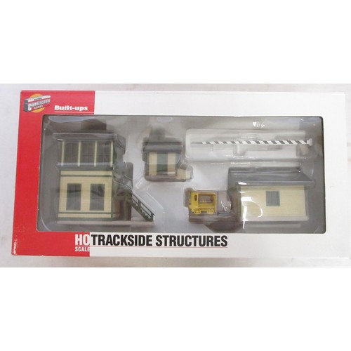 Assorted collection of boxed railway trackside buildings/building kits ...
