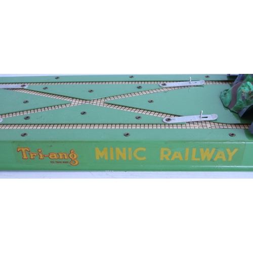 Two vintage small scale train sets from Triang with vibrating movements ...
