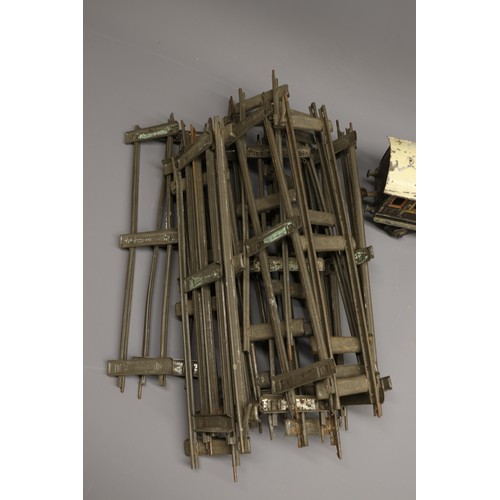 20 - Extremely rare and unique pre-war tin plate Marklin Gauge 1 clockwork 4-4-2 Atlantic Locomotive and ... 
