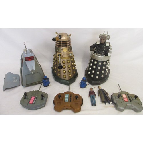 Doctor Who- Three Remote controlled Doctor Who toys incl. K-9, Davros ...