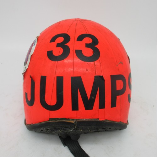 53 - The Janet Ellis Collection - Helmet worn by Janet Ellis during her 20,000 feet free fall, as seen in... 