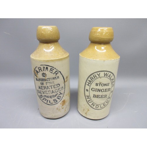 652 - Collection of brown salt glazed ceramics; incl. large stoneware jug, approx. H33cm; Denby stoneware ... 