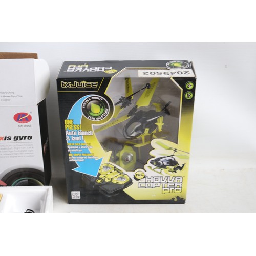 913 - Nintendo Gameboy in original box, 2 Gameboy games, Nintendo DS (No Charger), TX Juice Hover Copter P... 