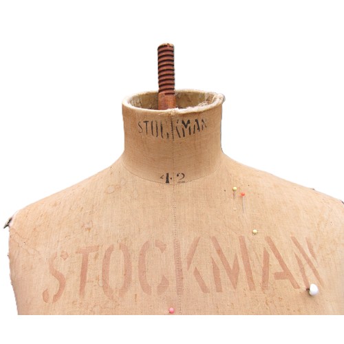 58 - The Janet Ellis Collection - Two Stockman Paris-London Brevete S.G.D.G tailors dummies - one mannequ... 