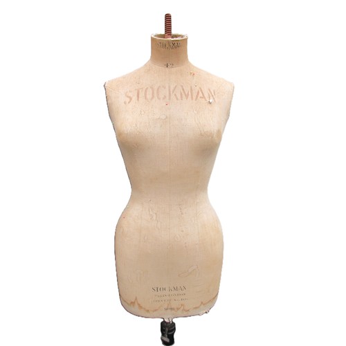 58 - The Janet Ellis Collection - Two Stockman Paris-London Brevete S.G.D.G tailors dummies - one mannequ... 