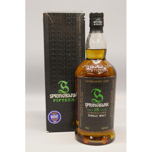 Springbank Campbeltown Single Malt Scotch Whisky, Aged 15 Years 46% ...