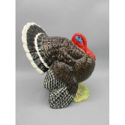  Beswick Turkey, bronze, 1957, gloss, backstamped to base, H18cm