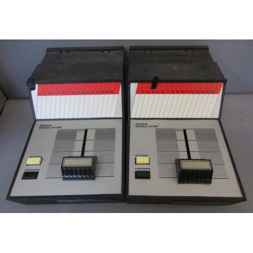 43 - Collection of previously used track controllers, control units etc., all from Hornby 'Zero 1' to inc... 