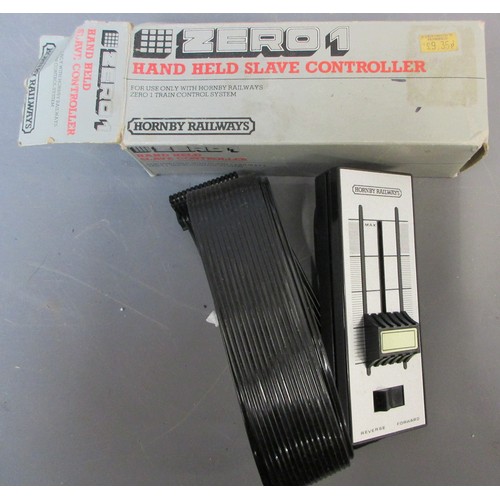 43 - Collection of previously used track controllers, control units etc., all from Hornby 'Zero 1' to inc... 