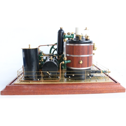 7 - Maxwell Hemmens gas powered live steam 'Mill Engine Plant' model No 10 in superb condition, complete... 