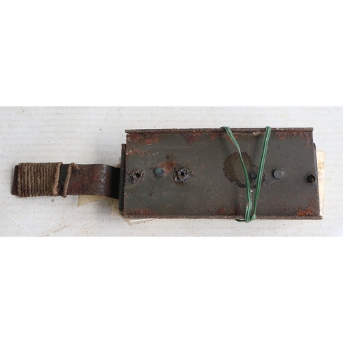 20 - Small homebuilt stationary live steam 'Macnab' engine, with instructions (tied to fuel tray), W22xD1... 