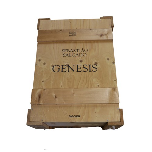 Salgado (Sebastiao) Genesis, limited edition portfolio, no. 1709 of 3000, 2 vols in unopened, undrilled, wooden case, Taschen collector's edition, hardback, numbered and signed by Sebastiao Salgado, 85cm x 59cm, Qty. 1
Bradleys shipping POA https://www.bradleys.ltd/quotation-request-form
