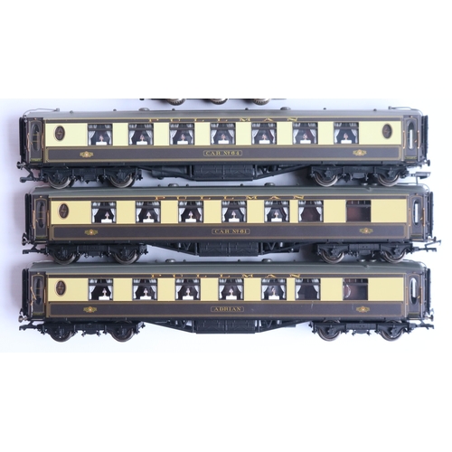 1 - Hornby OO gauge R1038 'Orient Express' train set with BR lined green 4-6-2 United States Lines Merch... 