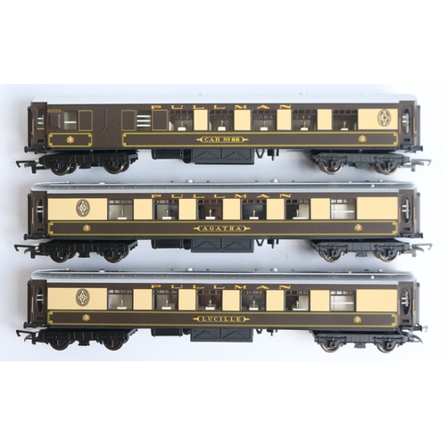 1 - Hornby OO gauge R1038 'Orient Express' train set with BR lined green 4-6-2 United States Lines Merch... 