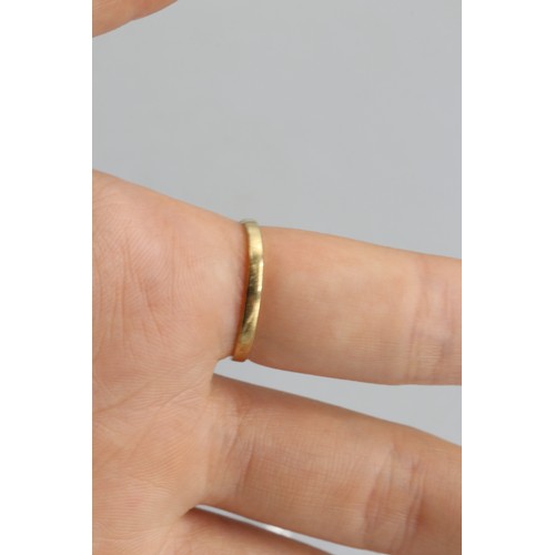 40 - Hallmarked 9ct yellow gold pearl toi et moi ring, comprised of two 4.8mm pearls in a scrollwork sett... 
