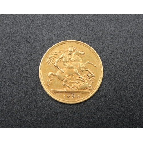 15 - Queen Victoria (1837-1901) 1894 Half-Sovereign
Bradleys shipping £22.00 plus vat (UK Only)
