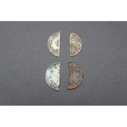 39 - Four cut penny's - 2 Edward the Confessor (1042-1066) 1 Harold II (1066) and 1 William I (1066-1087)... 