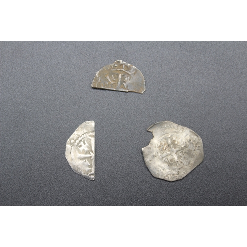 42 - Henry II (1154-1189) Cross and Crosslets Tealby a/f, and 2 cut Tealby type coins
Bradleys shipping £... 