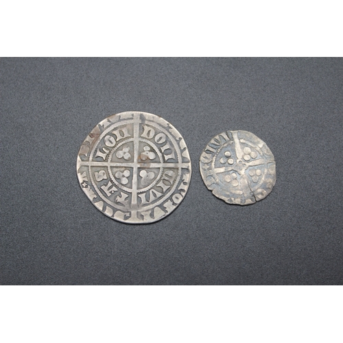 53 - Edward III (1327-77) Groat and Long Cross Penny
Bradleys shipping £22.00 plus vat (UK Only)