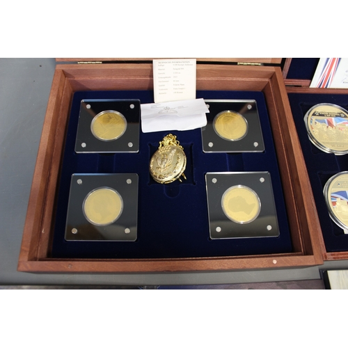 25 - Windsor Mint - Remembering World War II 1939-45 7 coin set to inc. .585 0.5g coin, 1936 Year of the ... 