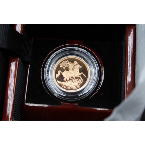 12 - Royal Mint - The Sovereign 2019 Gold Proof Coin, No.6880/9500, encapsulated in case with COA
Bradley... 