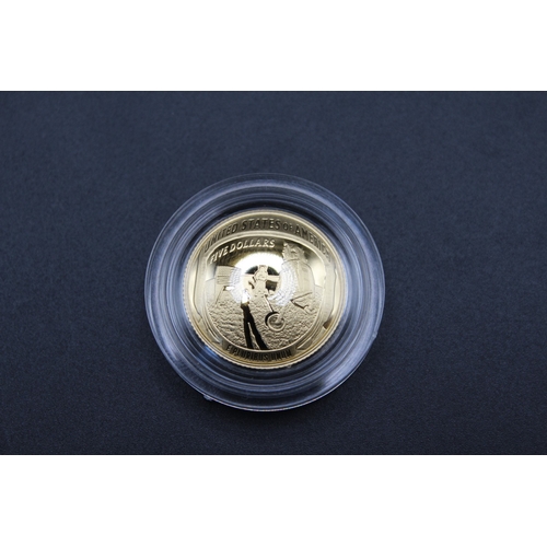 13 - United States Mint - 2019 Apollo 11 50th Anniversary Commemorative Coin Program Proof Five-Dollar Go... 