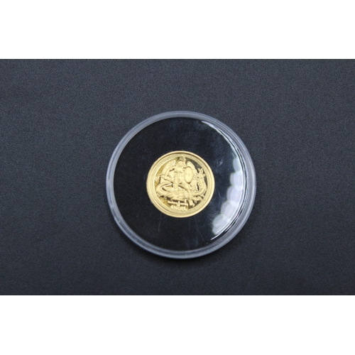 30 - Pobjoy Mint - British Angel 1/10oz Piedfort High Relief, encapsulated in case with COA
Bradleys Ship... 