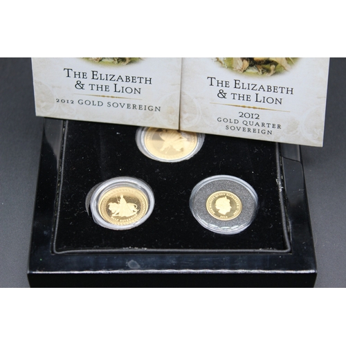 31 - The London Mint Office - Diamond Jubilee Issue Sovereign Set Issue I, 2012 The Elizabeth & Lion Gold... 