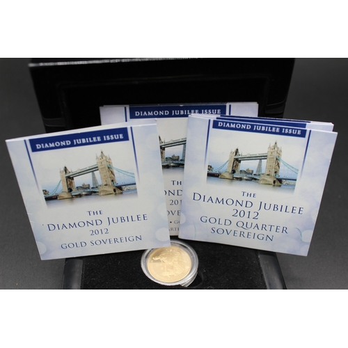 32 - The London Mint Office - The Diamond Jubilee Issue 2012 Gold Sovereign Set Issue 2, comprising Full ... 