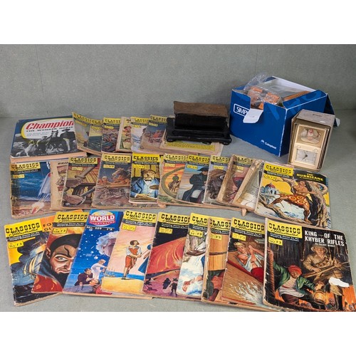 Twenty eight circa 1950s classics illustrated comics as well as a ...