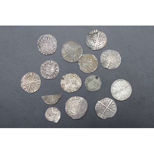 60 - WITHDRAWN - Collection of English Hammered coins to inc. Richard III Penny, Edward I and Henry II pe... 