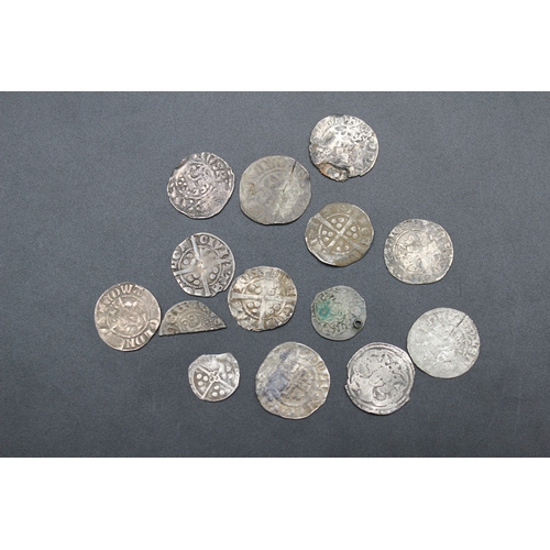 60 - WITHDRAWN - Collection of English Hammered coins to inc. Richard III Penny, Edward I and Henry II pe... 