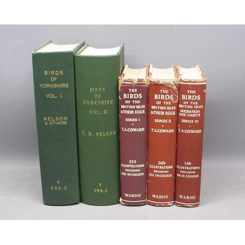 Coward (T. A.) The Birds of The British Isles and Their Eggs, 3 volumes ...