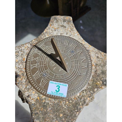 3 - Garden concrete sundial