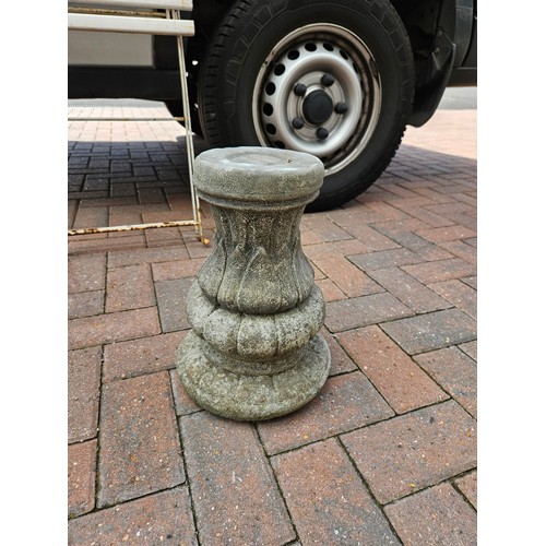 6 - Small concrete bird bath