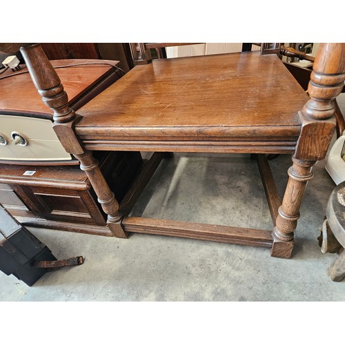 21 - Ornately carved oak Wainscot carvery chair. Carved with dragon in shield.