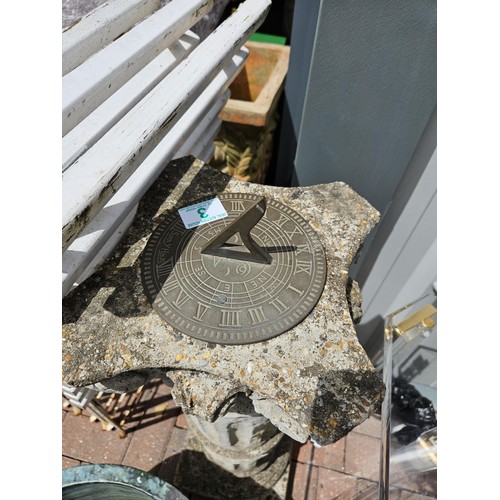 3 - Garden concrete sundial