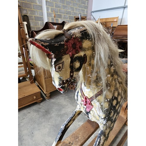 46 - Dapple rocking horse 
In need of tlc