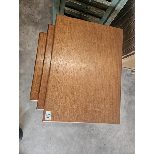 50 - Retro teak G-Plan nest of tables