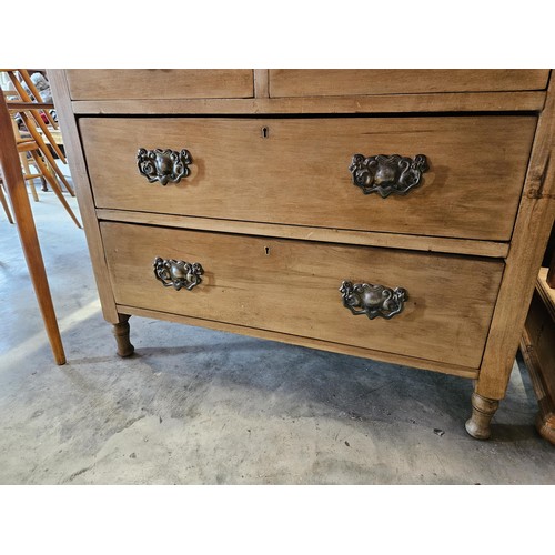 53 - Small chest of drawers with drop handles