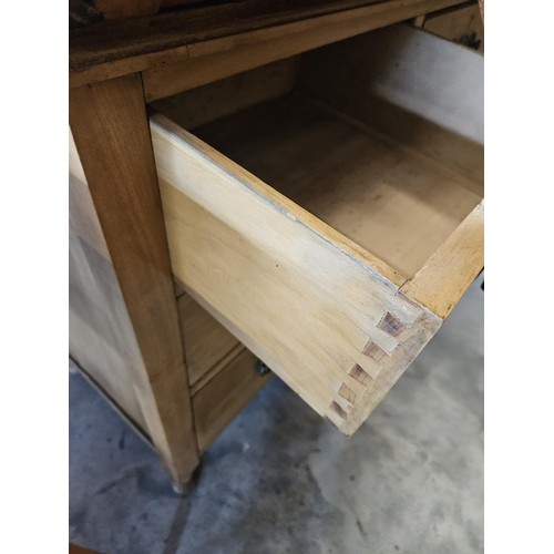 53 - Small chest of drawers with drop handles