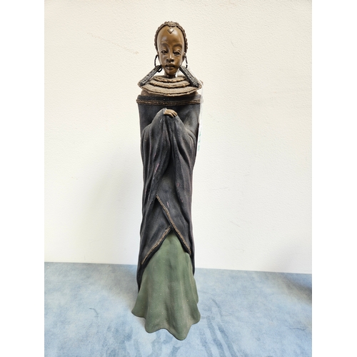 415 - Limited Edition MAASAI SOUL JOURNEY FIGURE BY STACY BAYNE REBANI 
Sacred Vows
47cm high
