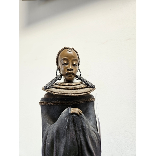 415 - Limited Edition MAASAI SOUL JOURNEY FIGURE BY STACY BAYNE REBANI 
Sacred Vows
47cm high