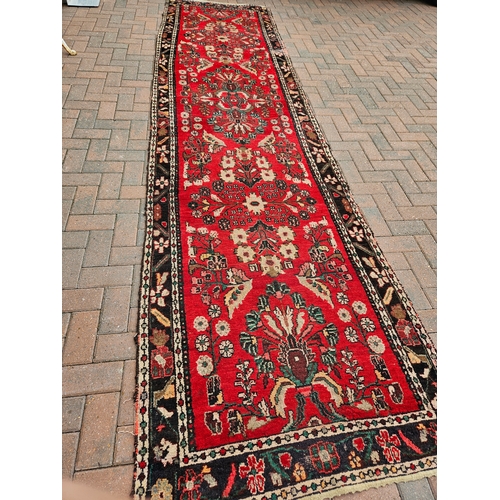 118 - Persian long runner / rug

106cm x 420cm