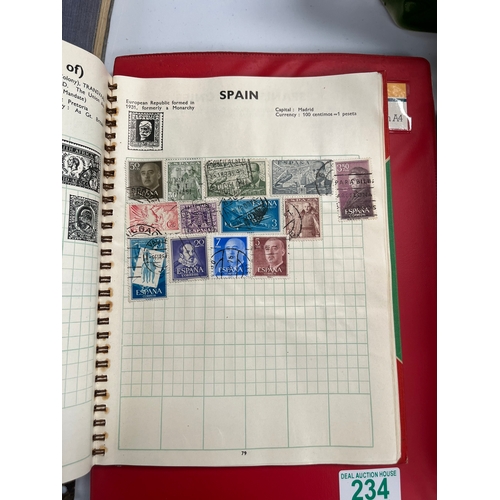 234 - Two stamp albums